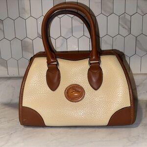 Vintage Dooney & Bourke Gladstone All Weather Leather Satchel